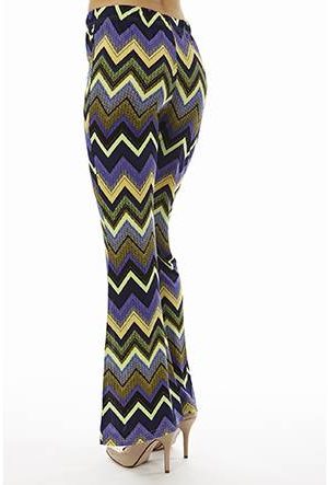 Purple Zig-Zag Bell Bottoms