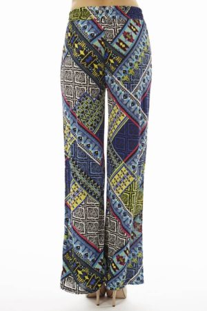 Tribal Vibrant Patch Print Palazzo's
