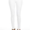 White Stretchy Slim Fit Pants