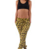 Black & Yellow Floral Harem Pants