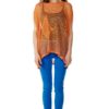 Freeform Mesh Top Orange