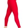 Footless Red Ballerina Leggings
