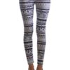 Funky Floral Tribal Footless Leggings