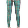 Lime Plaid Microfiber Leggings