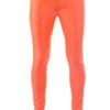 Orange Ballerina Footless Leggings