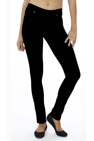 Black Brazilian Moleton Jeggings Wholesale (Assorted Bundle S-M-L)
