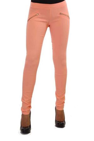 Wholesale Orange Slim Fit Cross Zipper Jeggings (Assorted Bundle S-M-L)