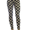 Wholesale Form Fitting Black And White Checkered Leggings (Assorted Bundle S-M-L)