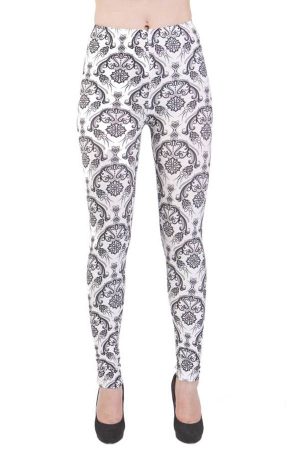 Vintage Flair Black Microfiber Leggings Wholesale (Assorted Bundle S-M-L)
