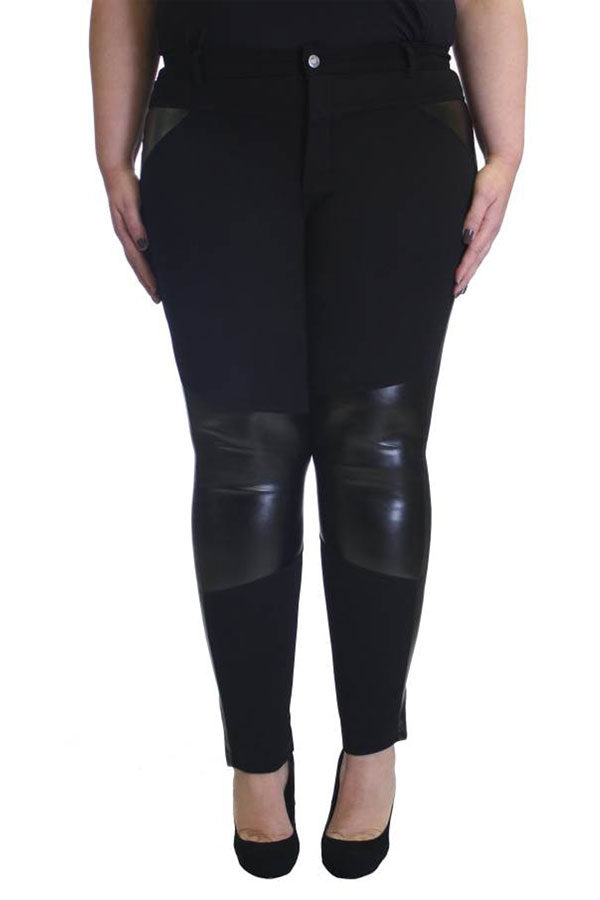 Plus-Size Black Trim Jeggings Wholesale (Assorted Bundle 1X-2X-3X)