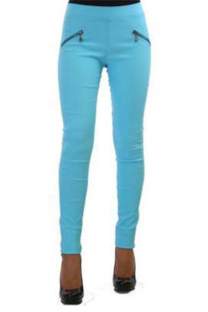 Wholesale Blue Slim Fit Cross Zipper Jeggings (Assorted Bundle S-M-L)