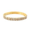 Swarovski Elements Double-Row Stretch Bracelet-Gold