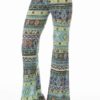 Mint Tribal Wide Leg Pants