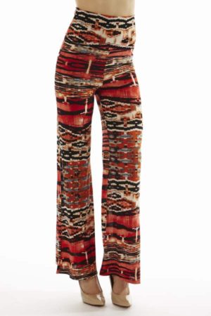High Waist Ruby Egyptian Palazzo Pants