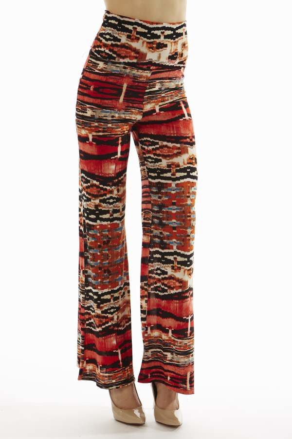 High Waist Ruby Egyptian Palazzo Pants