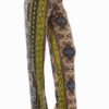 Boho Tan Tribal Print Flare Pants