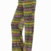 Vibrant Yellow Tribal Wide Leg Palazzo Pants