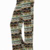 Green Vibrant Aztec Tribal Palazzo