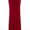 Fold Over Simmering Red Maxi Skirt