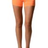 Slim Orange Neon Shorts