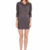 Slimming Dark Grey Dress