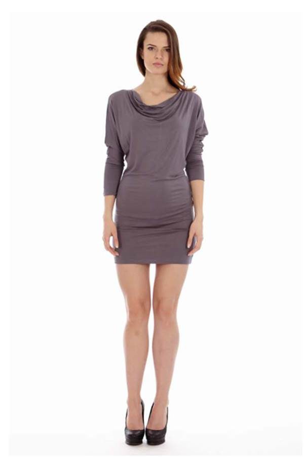 Solid Grey Dress