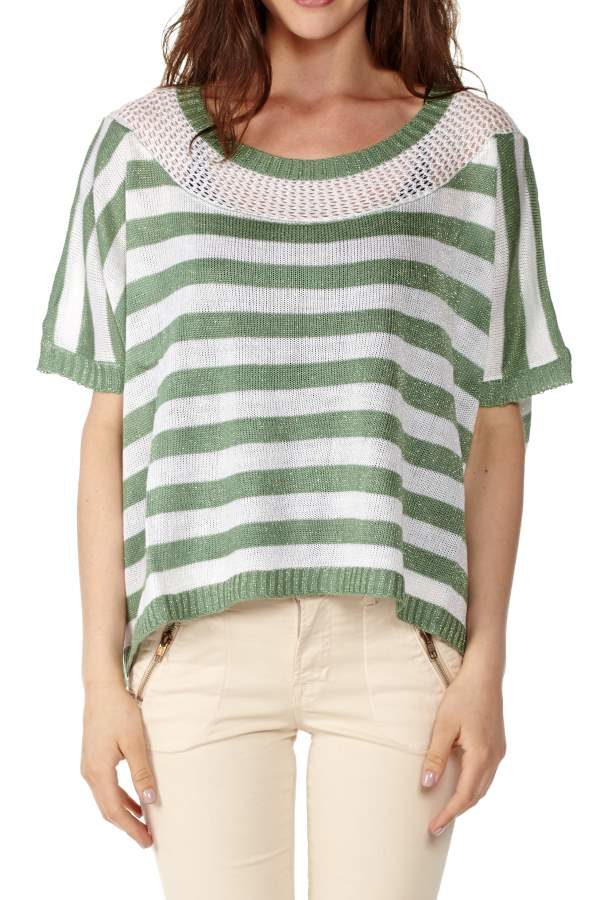 Green Striped T-Shirt