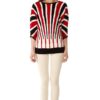 Black And Red Knitted Pullover Sweater