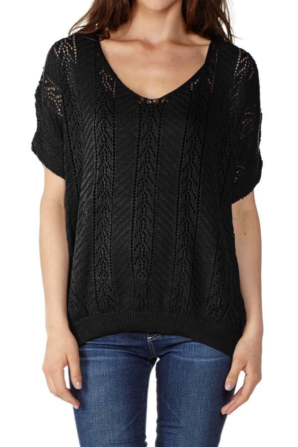 Black Knited Pullover