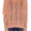 Peach Knited Pullover