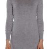Light Grey Crew Neck Long Sleeve Tunic