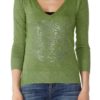 Mint Green V-Neck Tiger Top