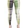Lime Plaid Microfiber Leggings