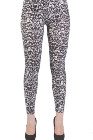 Vintage Vogue Black Microfiber Leggings