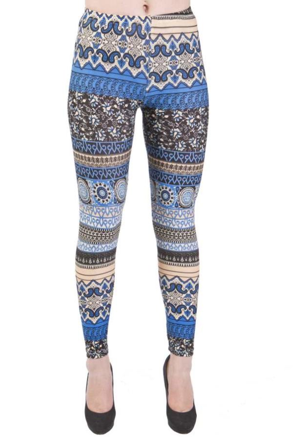 Paisley Ocean Sea Floor Leggings