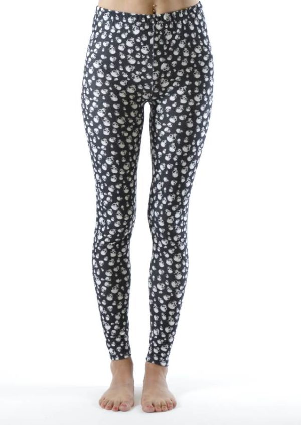 Mini Skulls Ankle Length Leggings
