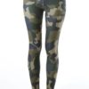 Army Camo Print  Ankle Leggings