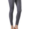 White Polka Dot Ankle Leggings