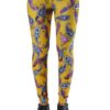Yellow Paisley Plus Size Leggings