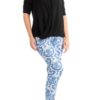 Vintage Flair Blue Plus Size Leggings