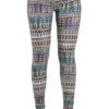 Tribal Multi-Colored Leggings Plus Size