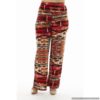 High Waist Red Egyptian Plus Size Palazzo Pants