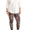 Black Dripping Jewels Ankle Length Leggings Wholesale (Assorted Bundle 1X-2X-3X)