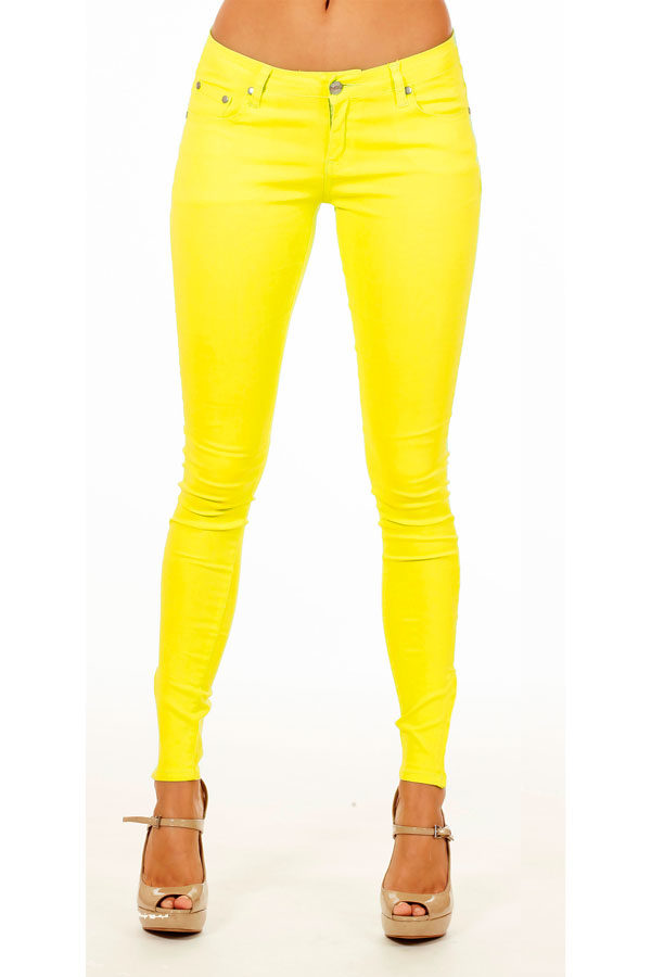 Hot Yellow Skinny Jeans