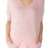 women's Pink V-Neck Sweater