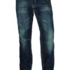 Blue White Denim Boot Cut Jeans
