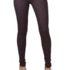 brown all-over lace pants