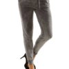 Dark Grey Wash Simple Slim Pants