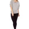 Light Grey Flowing Angel Tunic Blouse
