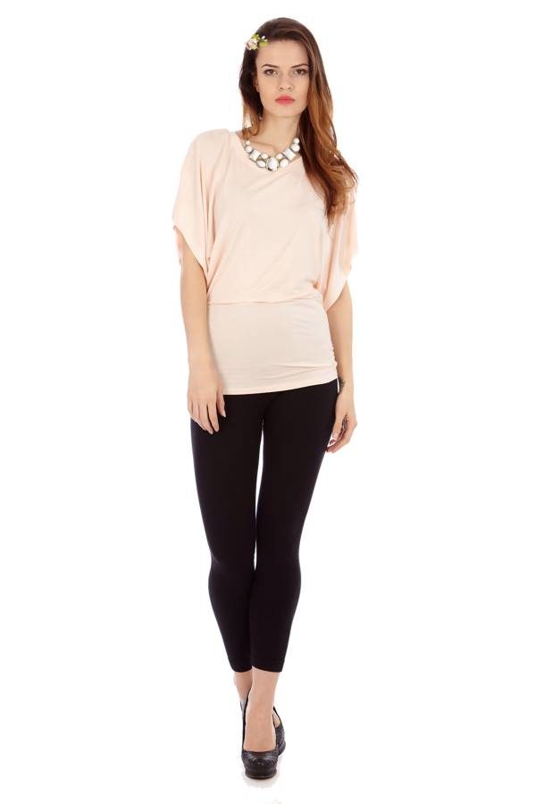 Light Pink Flowing Angel Tunic Blouse